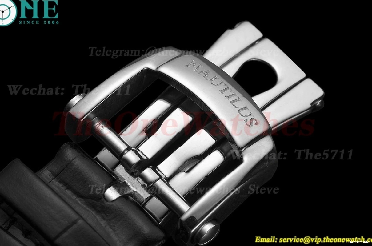 Diamond Textured White MY8215 LE SS GDF Nautilus 40mm Dial 1228